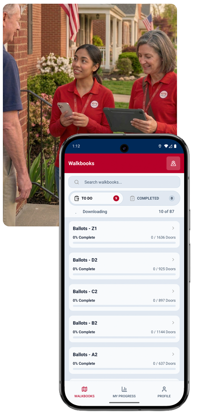 Canvassing prototype on tablet and phone